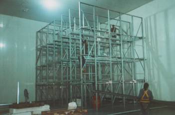 Racks en proceso de Armado